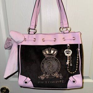 Juicy Couture pink and brown daydreamer NWT